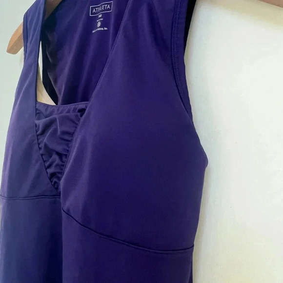 Athleta Purple Workout/Swimsuit Top Women's Size 36D - Picture 3 of 7